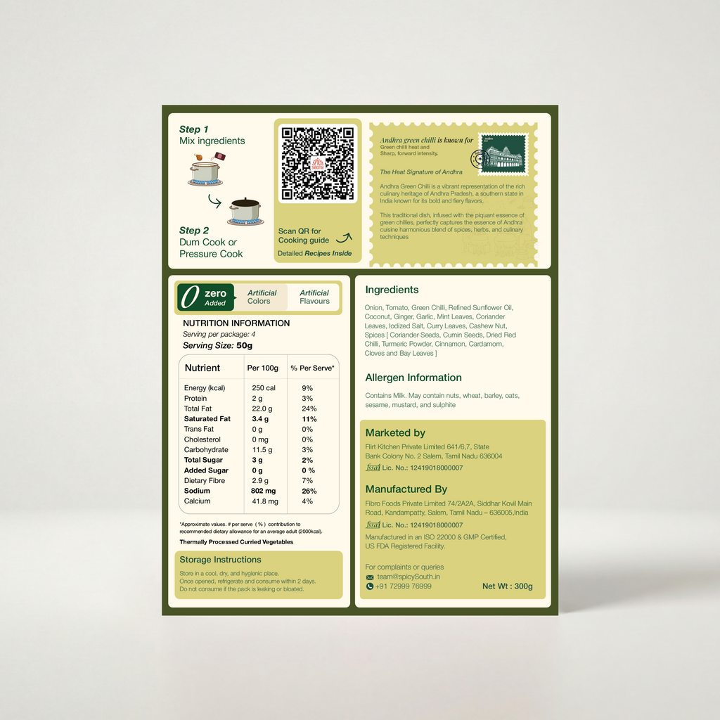 Andhra Green Chilli Paste