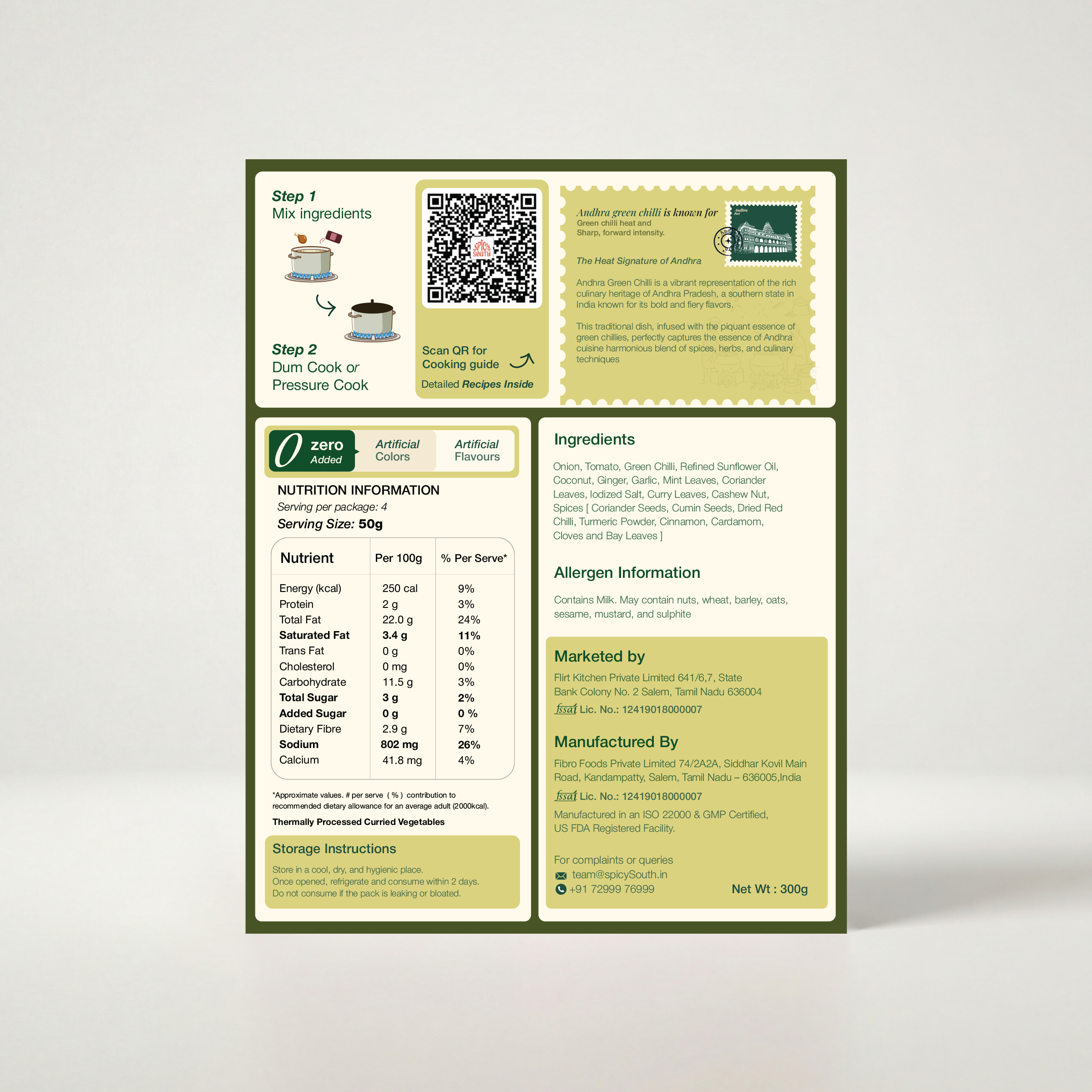 Andhra Green Chilli Paste