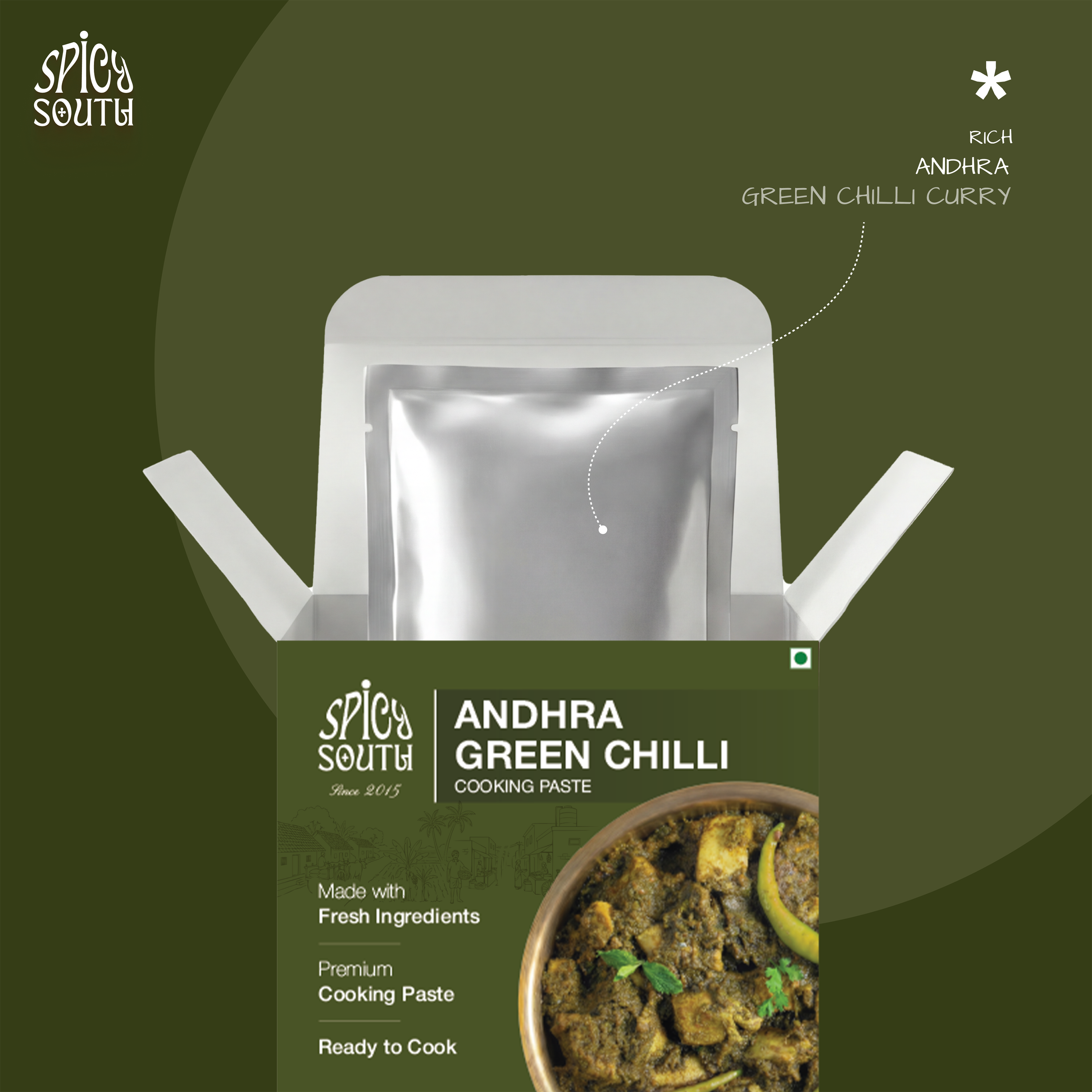 Andhra Green Chilli Paste