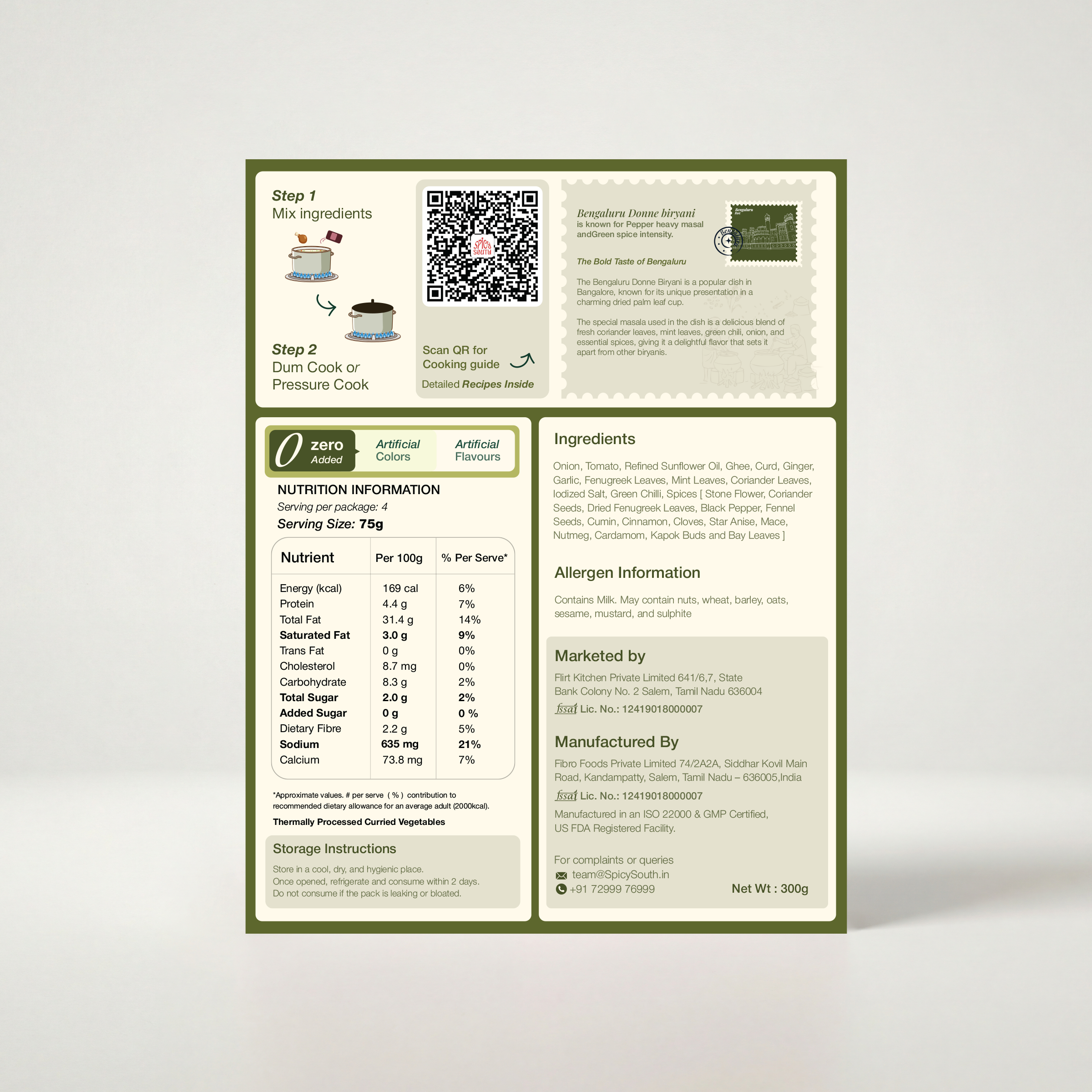 Bengaluru Donne Biryani Paste