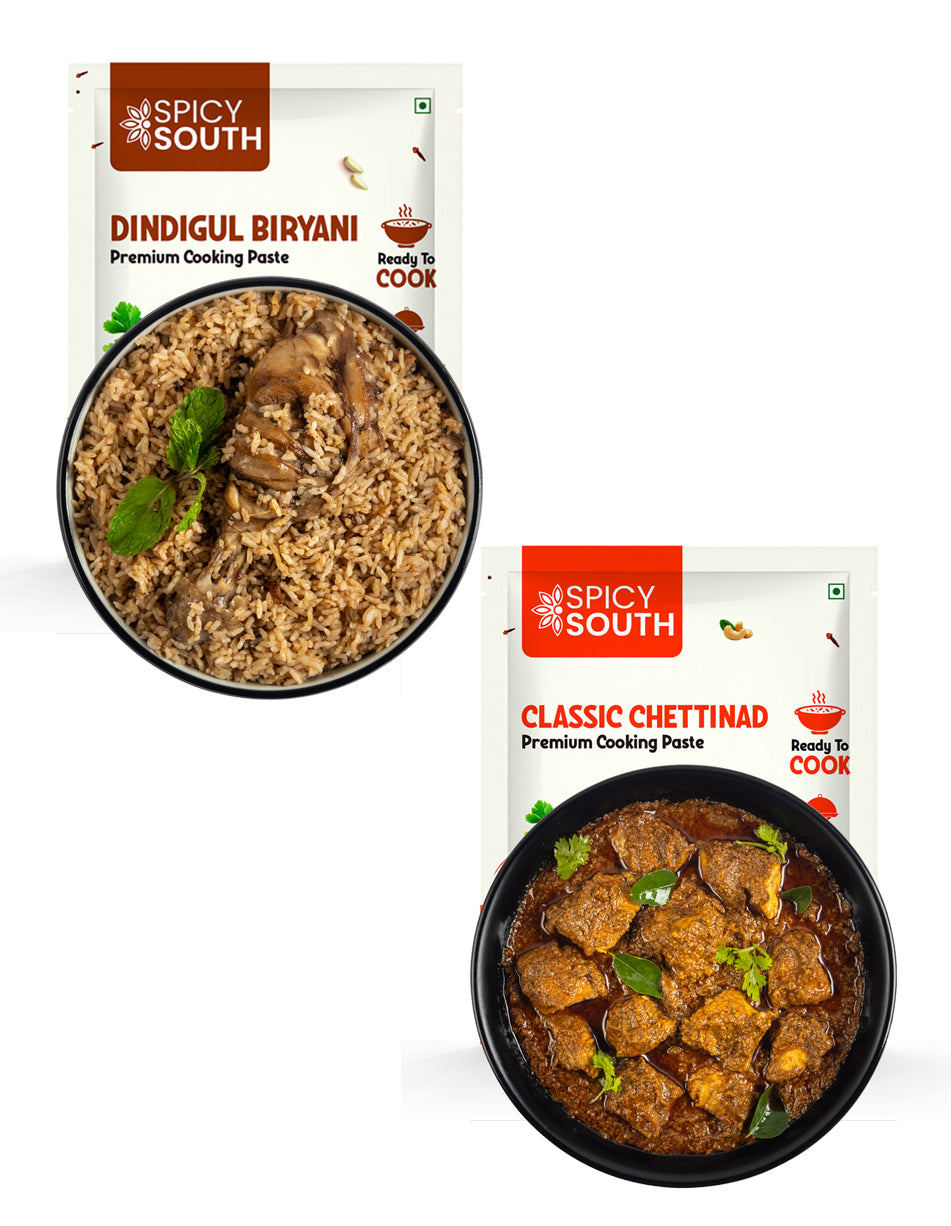 Dindigul Biryani Paste with Chettinad Masala Paste