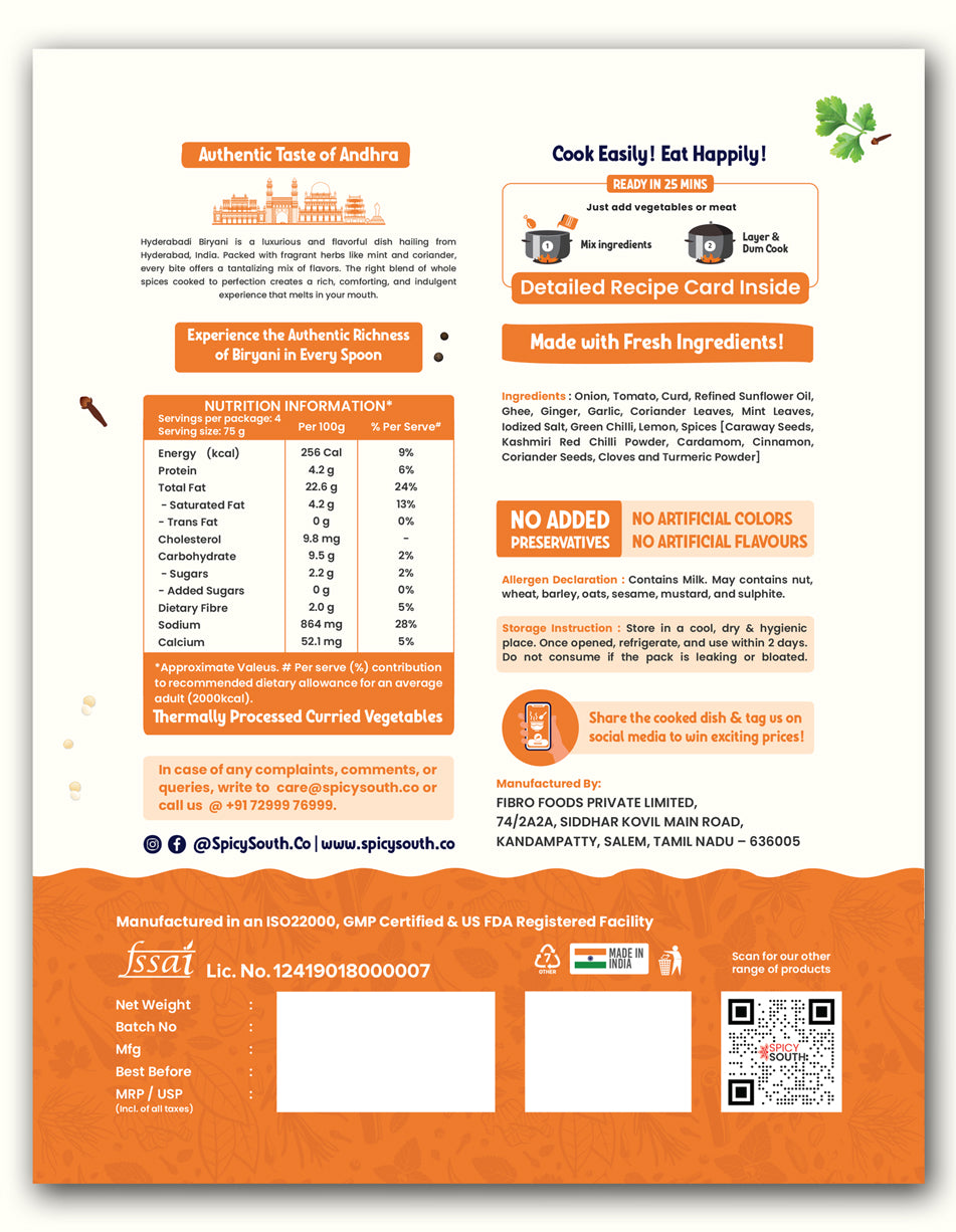Hyderabadi Biryani Paste