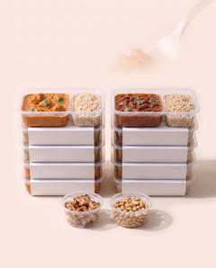 Deep Stack, ten Fuel boxes in two stacks with two protein top-ups in front