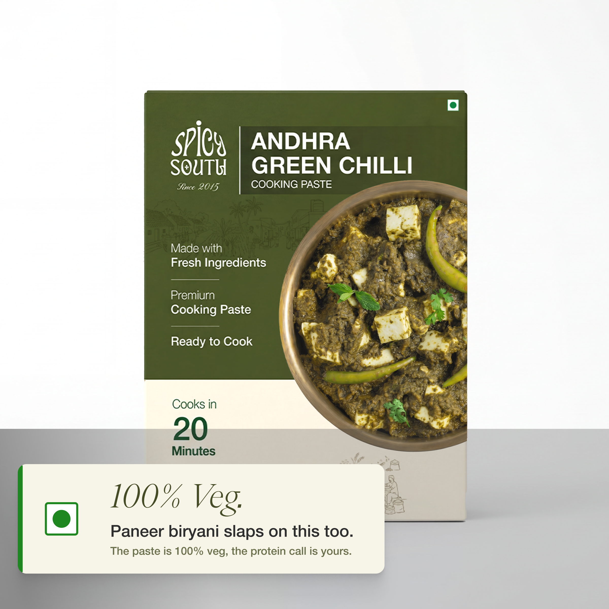 Andhra Green Chilli Paste