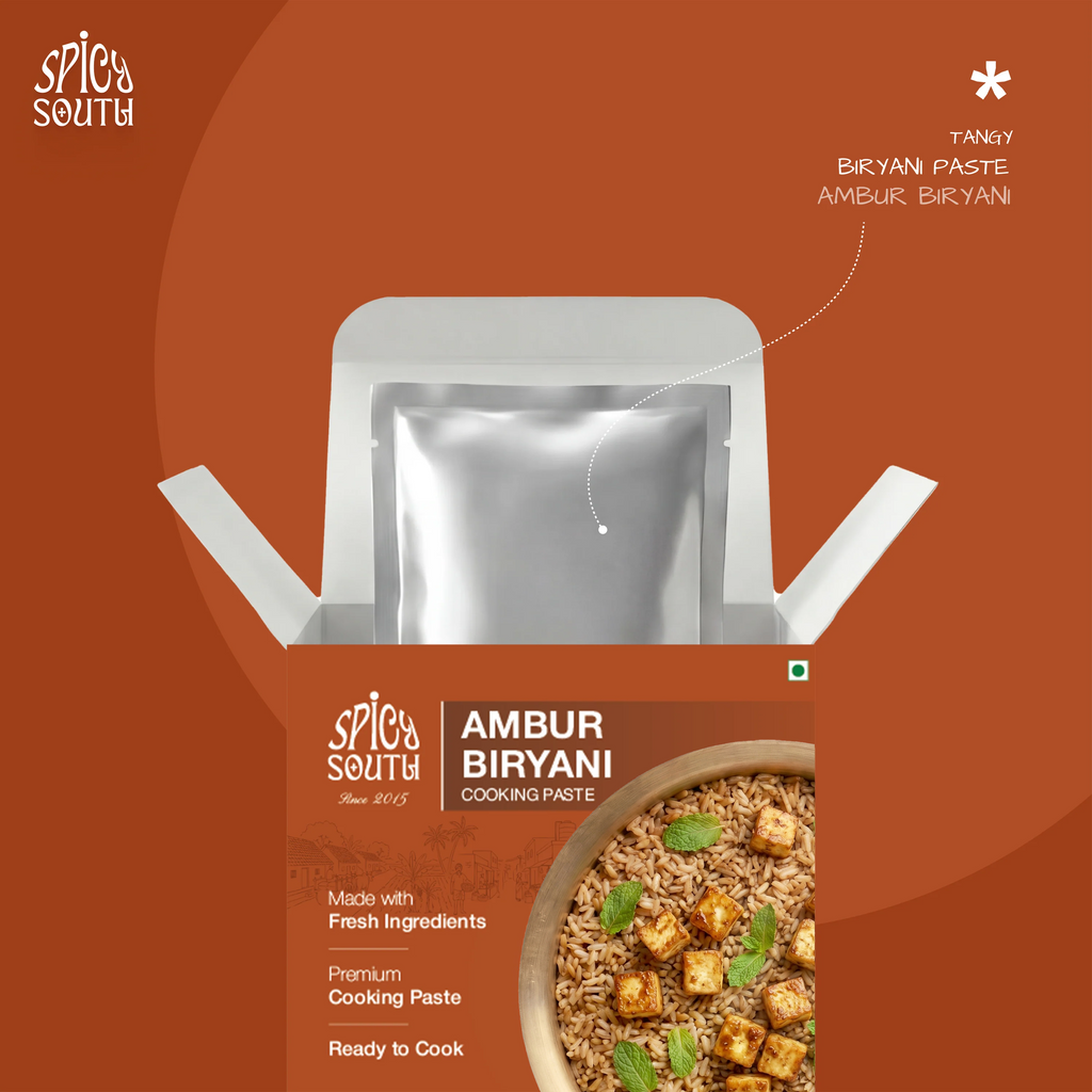 Ambur Biryani Paste open box with paste pouch, veg [veg]
