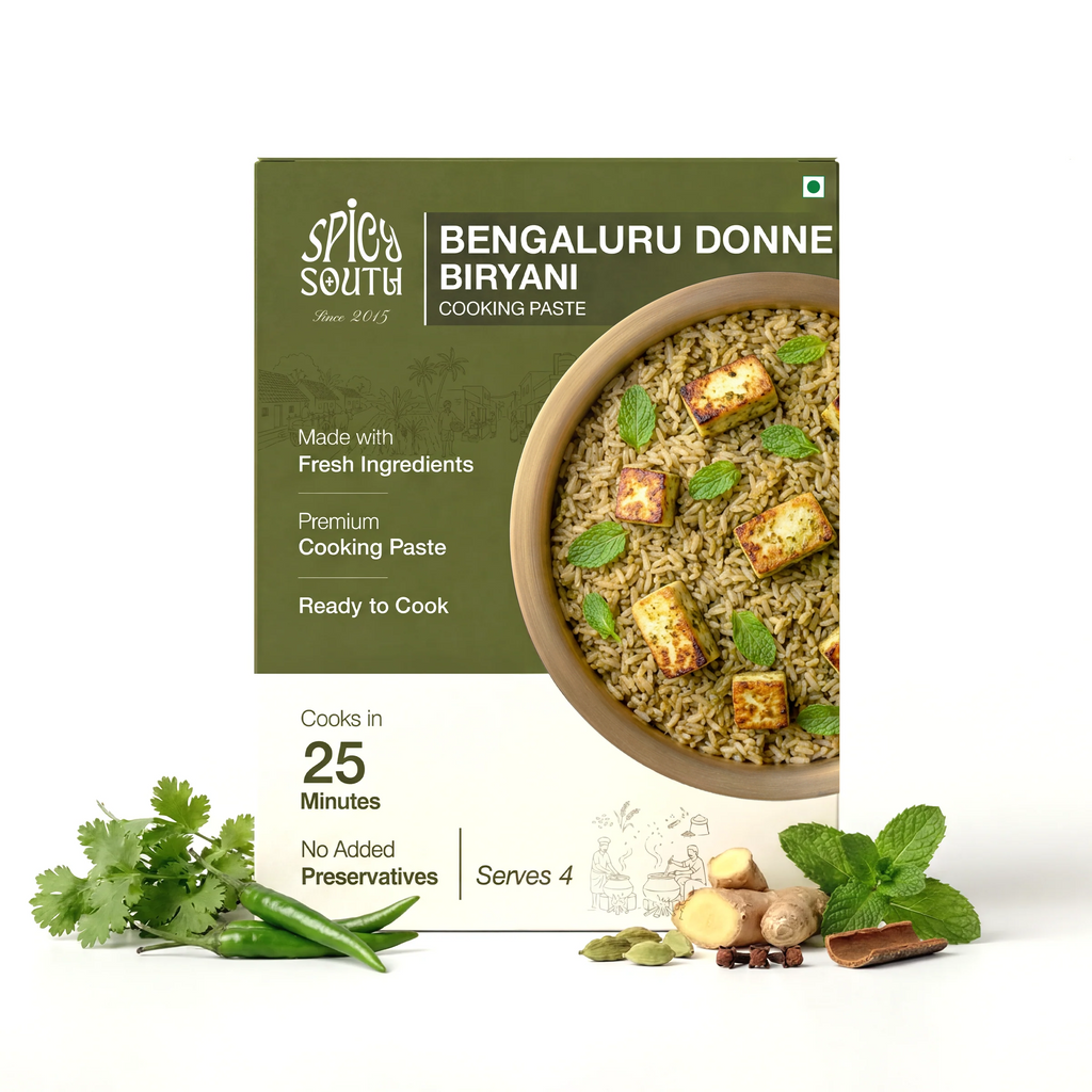 Bengaluru Donne Biryani Paste veg pack with paneer biryani and fresh ingredients [veg]