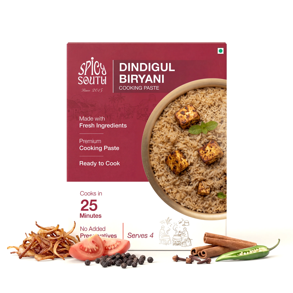Dindigul Biryani Paste veg pack with paneer biryani and fresh ingredients [veg]