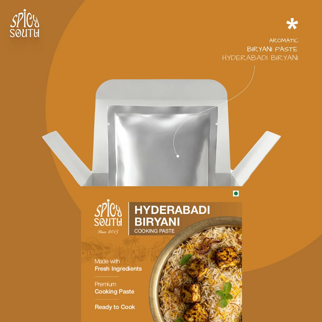 Hyderabadi Biryani Paste open box with paste pouch, veg [veg]